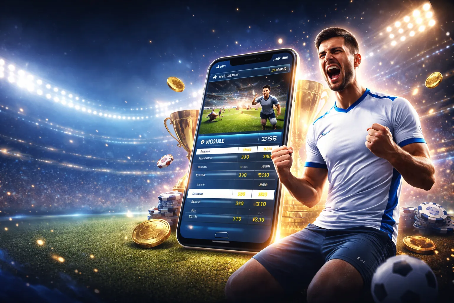 Giao diện ứng dụng v7club trên điện thoại di động